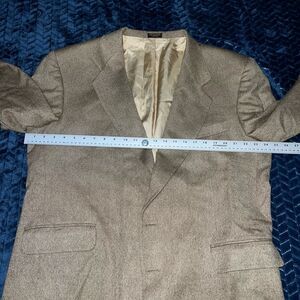 Oscar De La Renta Blazer Men’s Brown Wool